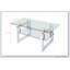 Table basse rectangulaire avec plateau en bois manufacturé, tablette et tiroir
