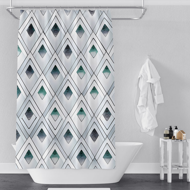 Rideau de douche Creedan, H 72 po x l 70 po