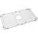 27.48-in x 15.51-in Center Drain Heavy-Duty Stainless Steel Sink Grid