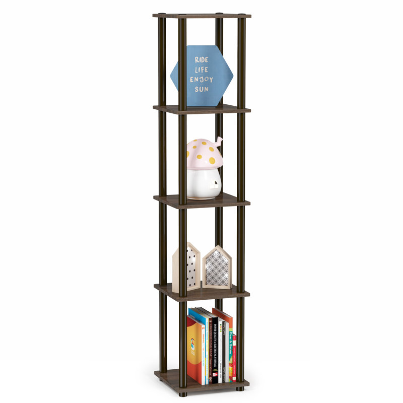 Juarez Bookcase, Walnut/Brown