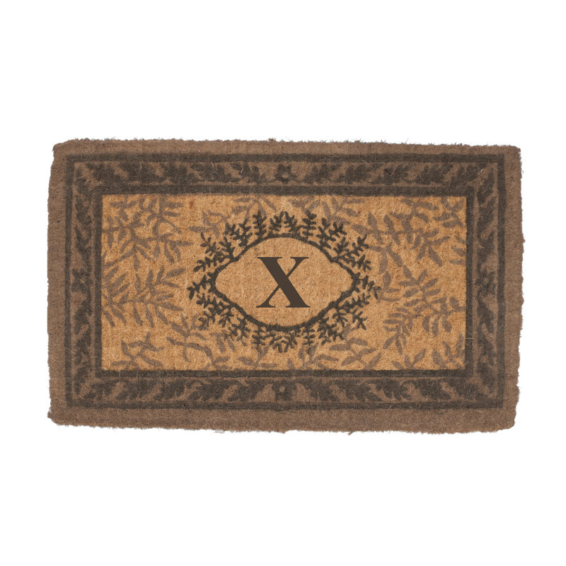 Balmer Floral Outdoor Doormat, 2'6" x 4', X