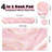 Keyboard Wrist Rest Large Mouse Pad Wrist Support For Computer, 4 In 1 Memory Foam Keyboard Pad Desk Mat Ergonomic Hand Rest Wrist Cushion For Home Office Gaming - Pink Marble