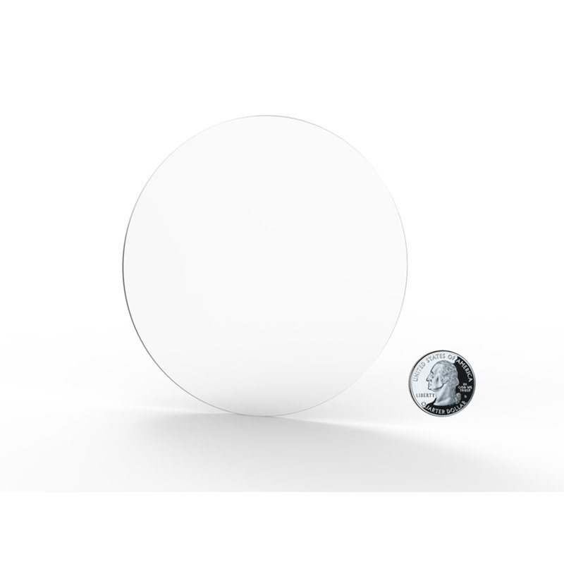 1PK 8" Clear Acrylic Plexiglass Lucite Circle Round Disc, 1/8" Thick