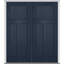 Porte d'entrée pré-montée en fibre de verre Craftsman-609434872-609434877-609434848