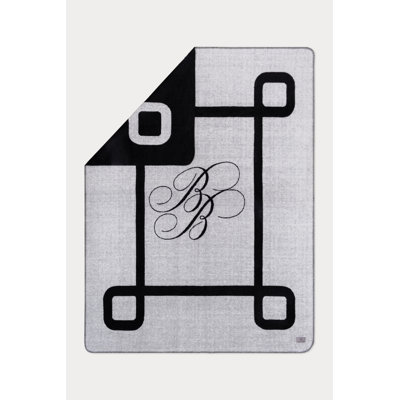 BB MONOGRAM Throw Blanket