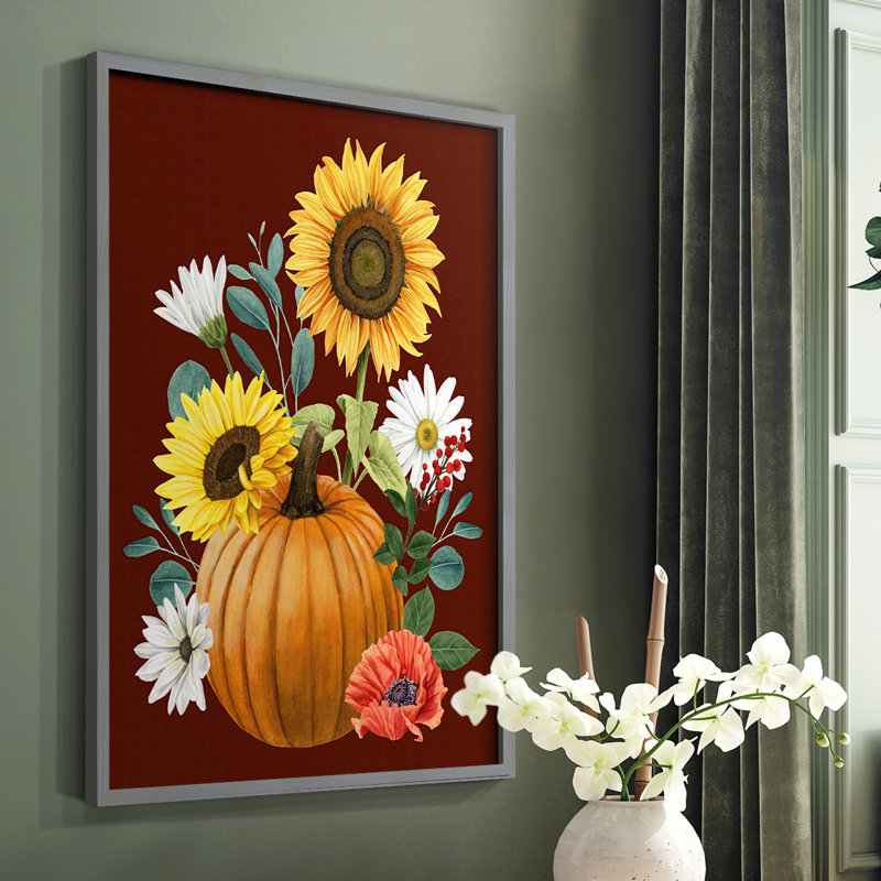 «Beautiful Fall I», reproduction encadrée - bois massif, H 14 po x l 11 po, Gris