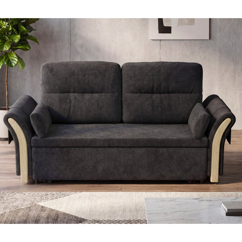 2 Seater Loveseat with Folding Sofa Bed