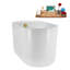 Baignoire autoportante 48 "avec drain interne Streamline-102290897
