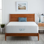 LUCID Plush Cooling Gel infused Memory Foam Mattress