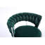 Ensemble de 2 tabourets de bar, avec repose-pieds chromé et base pivotante en velours à hauteur réglable et tabouret de bar simple chromé-244557910