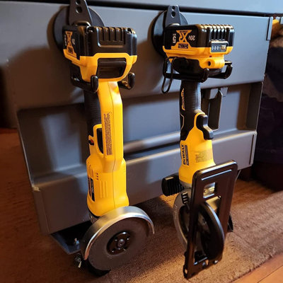 Super Strong Magnetic Hooks,2pcs Powerful Magnetic Storage Hooks For Hanging Tools,heavy Duty Magnetic Garage Hooks For Organizing Power Drill Drivers,tool Box,chest Or Metal Cabinet