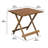 Simply Bamboo 20'' Solid Wood Square Folding Table-64330188