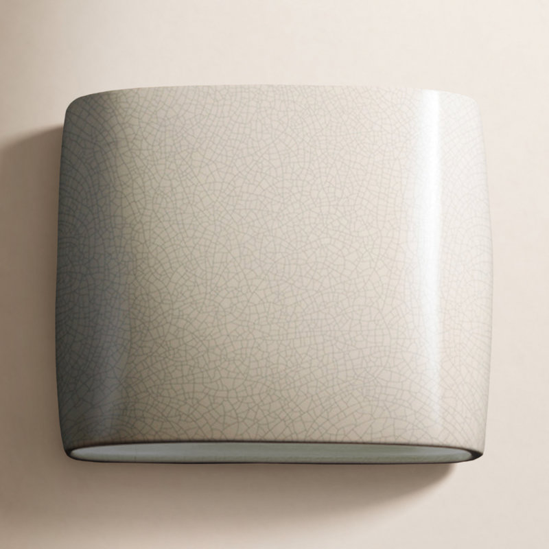 Logan Ceramic Outdoor Light, Midnight Sky, 9.75" H x 12" W x 4" D, LED