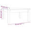 Kayliyah Solid Wood Four Leg Coffee Table-2126545991-2126545990