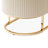 Lisbon Reeded Console Table - Silken Matte Cream-94747926