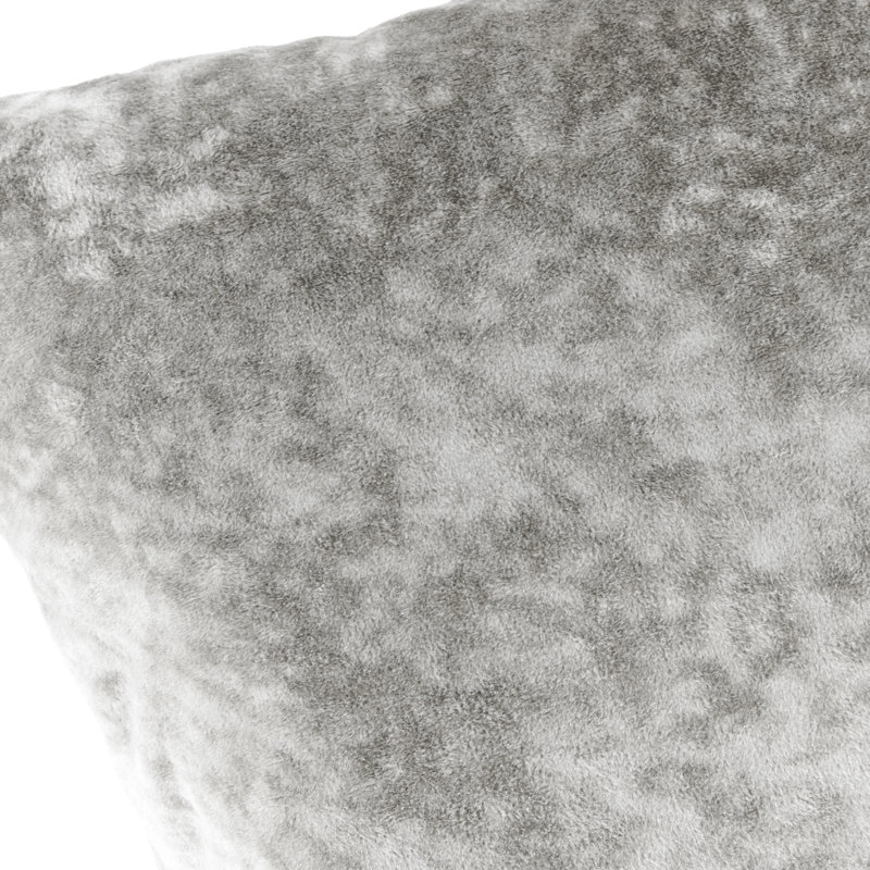 Verona Cushion, 55cm H x 55cm W x 10cm D, Silver, Square