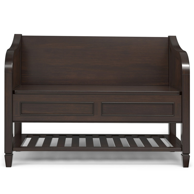 Banc de rangement pour hall d'entrée avec tablette