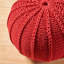 Pouf tricoté, sac de pois-184765266
