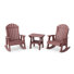 Ensemble de chaises berçantes 3 pièces avec table d'appoint Heritage Adirondack Heritage