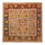 Multicolored Traditional Wool Rug - 11'6" x 11'6"