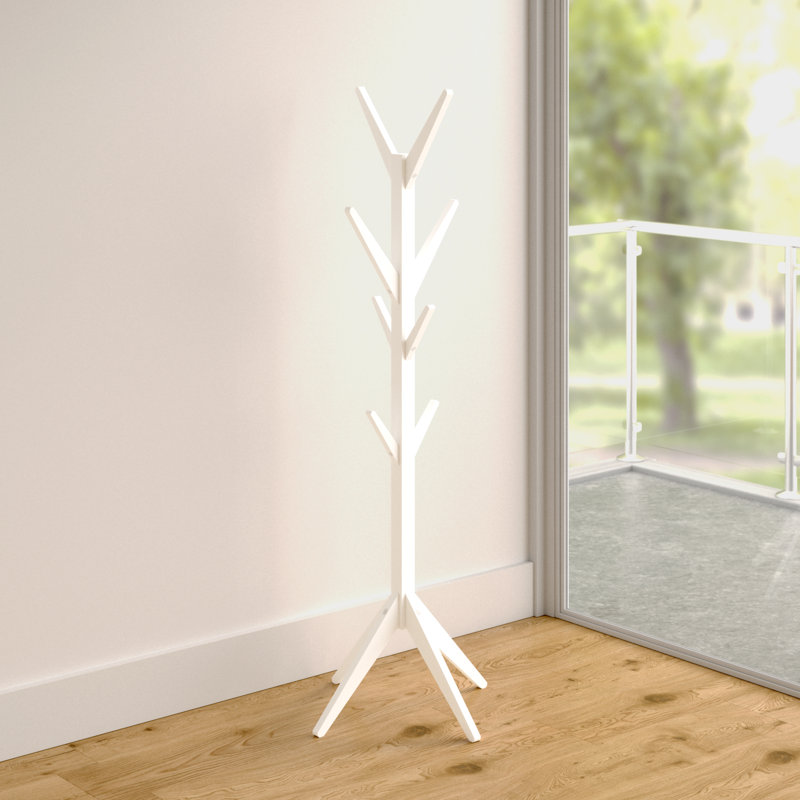 Heaton Freestanding Coat Rack, White