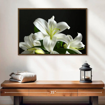 Lys blancs frais