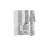 Claree set 3 pz bianco lucido
