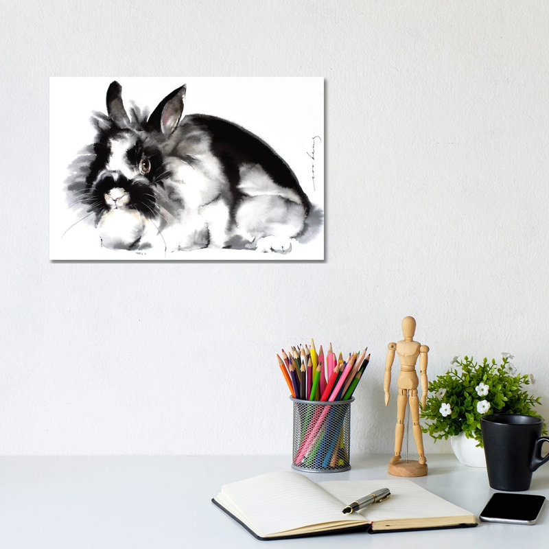 Rabbit by Soo Beng Lim - Wrapped Canvas Gallery-Wrapped Canvas Giclée, 20.32 cm H x 30.48 cm W