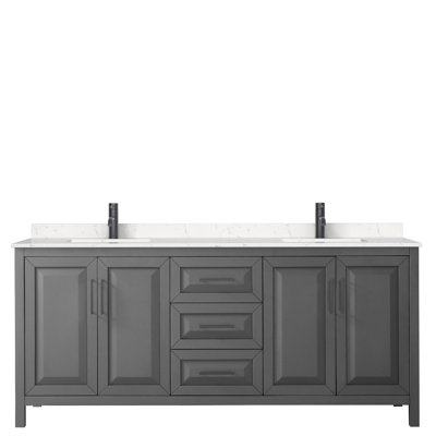 Ensemble de meuble-lavabo double 80 po Daria