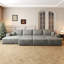 Luxueux canapé-lit modulaire pour le salon sans assemblage requis
