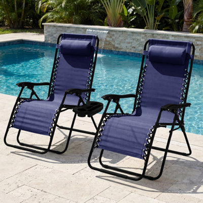 Set Of 2 Zero Gravity Patio Chair