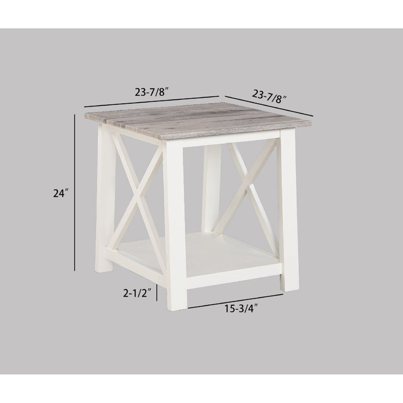 Moderne 3 tables pour la décoration intérieure - arrangement de salon contemporain avec tables basses et tables de bout carrées