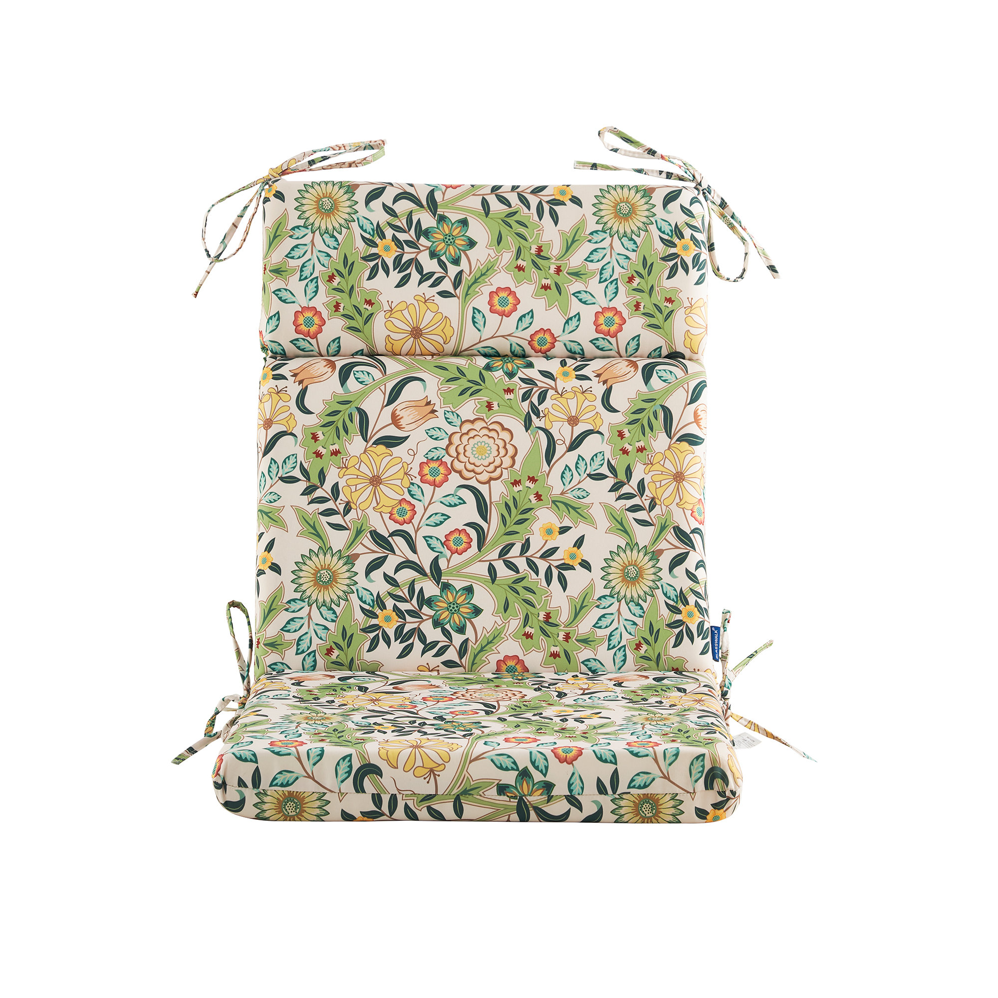 Charlton Home Outdoor/Indoor High Back Patio Chair Cushion, 1 Count