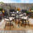 Alyne 4 - Person Patio Dining Set with Square Table , Cushions Included