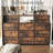 70" Bedroom Dresser With 13 Large Drawers-753079604