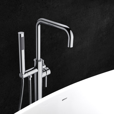 Floor Waterfall Faucet with Diverter