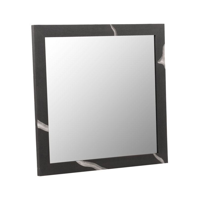 Miroir carré en bois manufacturé Velva