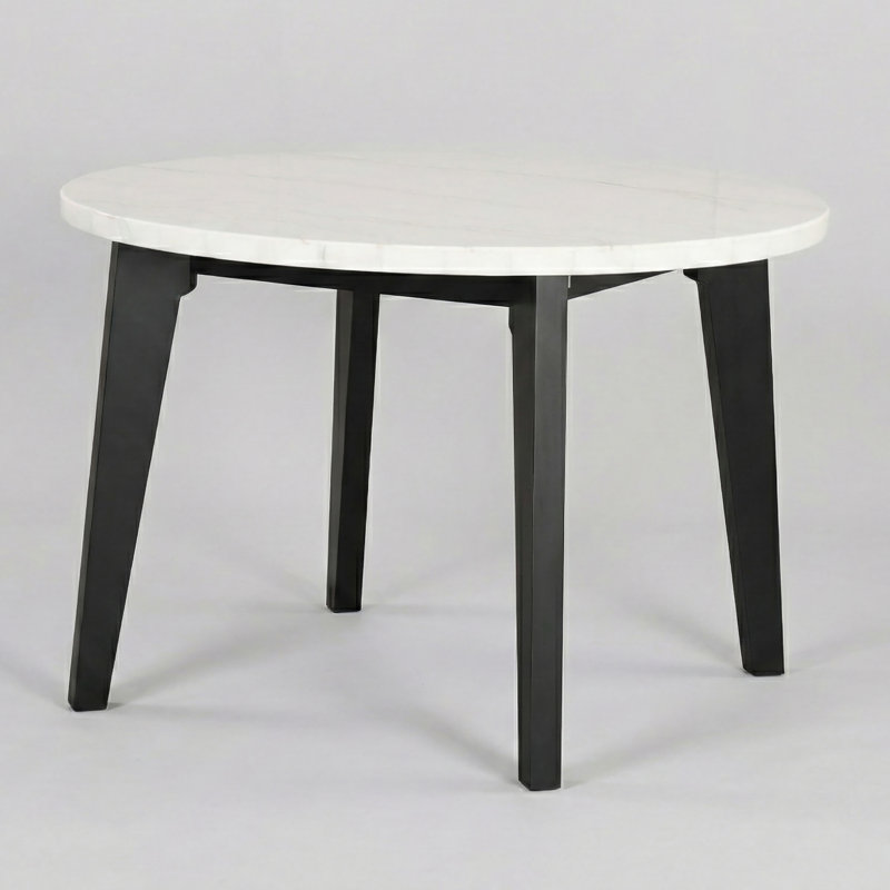 Woburn Round Marble Dining Table, Counter Height (31" Height)