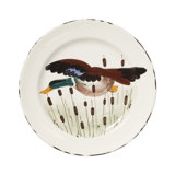 Wildlife Handmade Terra Bianca Dinner Plate