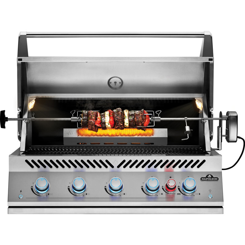 Built-In 700 Series 38" with Infrared Rear , Stainless Steel, Liquid Propane