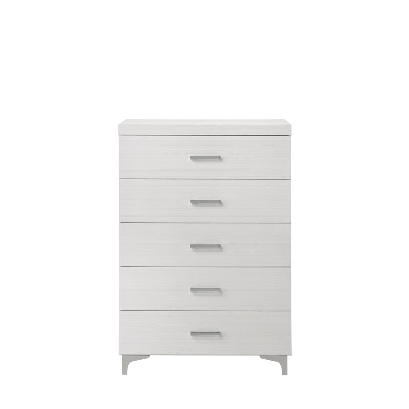 Commode 5 tiroirs avec pieds en métal