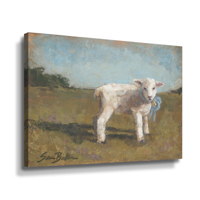 Petit agneau III sur toile