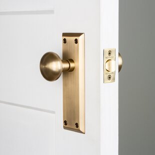 Antique Brass Door Knobs You'll Love - Wayfair Canada