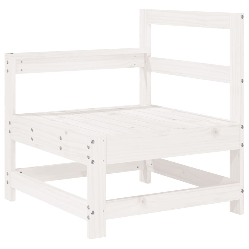 Brayden Studio Garden Corner Sofa Black Solid Wood Pine