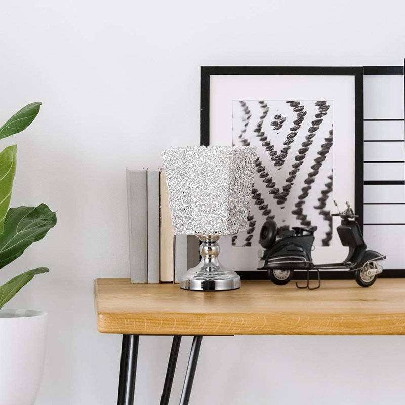 Lampe de table 10,8 po Amy-Louise, Argent