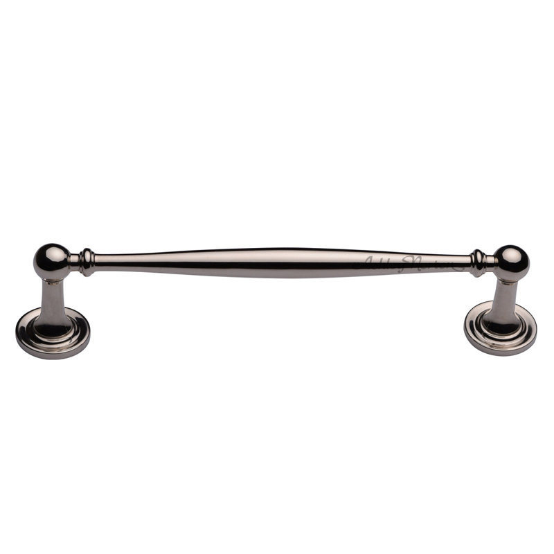 Polished Nickel Solid Brass Cabinet Bar Pull with Mounting Hardware