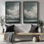 Sombre Skydance, ensemble de 2 impressions sur toile dans un cadre-1194871616-1194871626