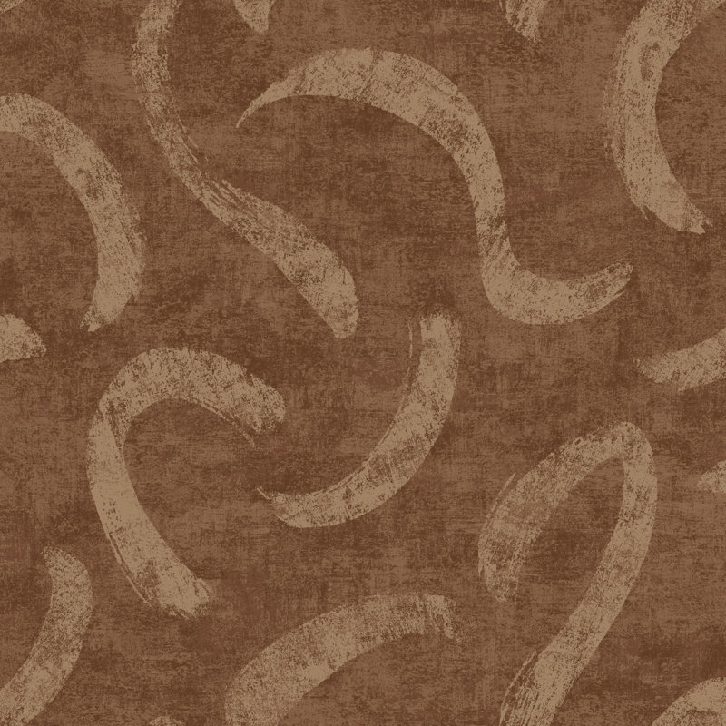 Papier peint texturé rouille non tissé Pi., Brun