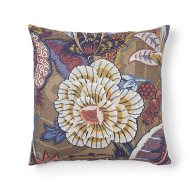 Zanzibar Linen Print Pillow