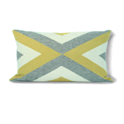 Grinda Natural Rectangular Pillow Cover and Insert